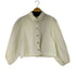 ザラ ZARA ビジューボタン L/S シャツ レディース import:M