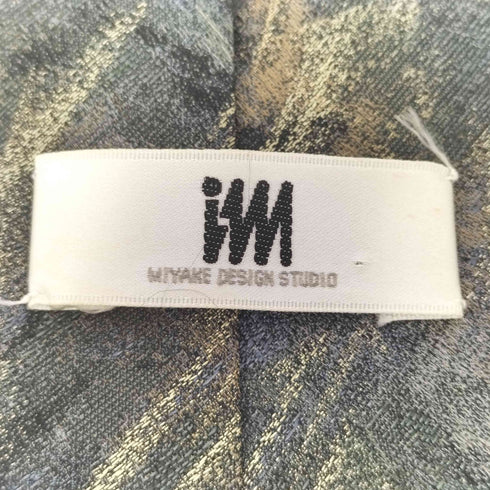 アイムイッセイミヤケ im ISSEY MIYAKE 総柄 シルクネクタイ メンズ