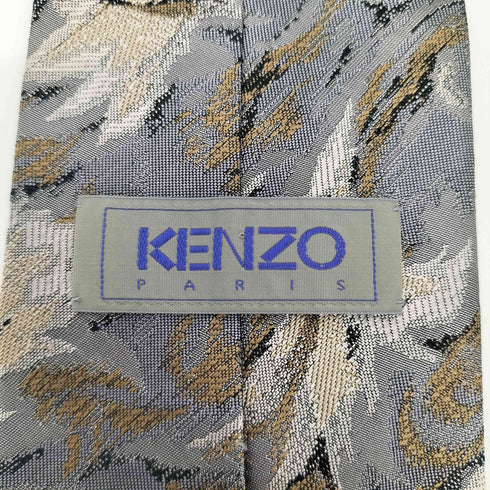 ケンゾー KENZO 総柄 シルクネクタイ メンズ