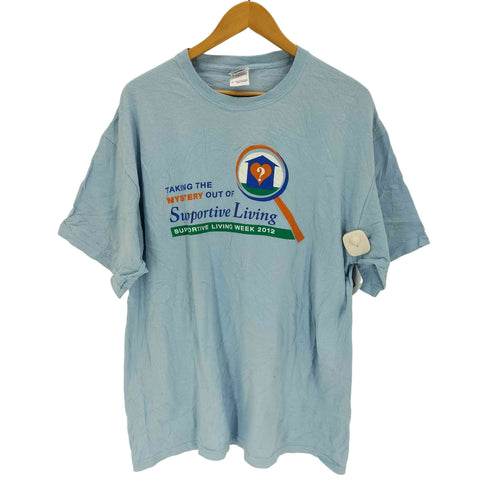 ギルダン GILDAN 企業 両面プリントクルーネックTシャツ メンズ JPN:XL