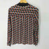ザラ ZARA L/S レーヨン100% 総柄ブラウス レディース import:XS