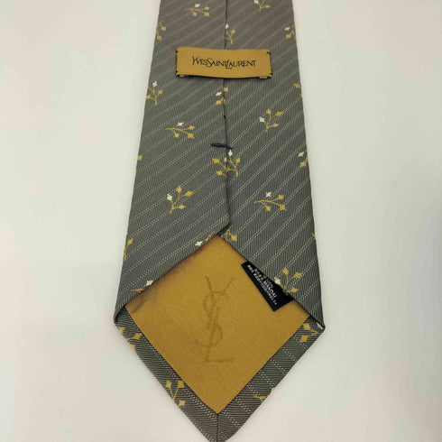 イヴサンローラン Yves Saint Laurent 総柄ネクタイ メンズ