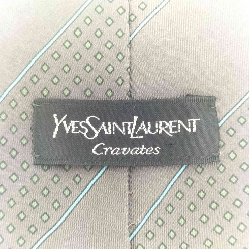 イヴサンローラン Yves Saint Laurent レジメンタルネクタイ メンズ