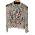 ザラ ZARA L/S 総柄ボウタイブラウス レディース import:XS
