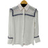 ザラ ZARA L/S コントラストテクスチャーシャツ レディース import:XS
