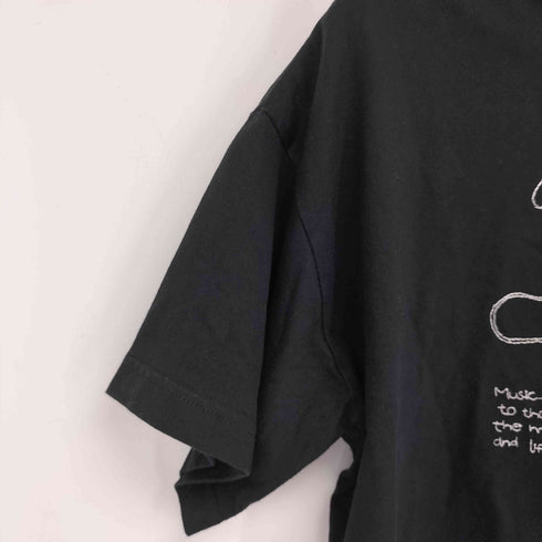 マーブルシュッド Marble Sud 刺繍 ステッチワーク クルーネックTシャツ レディース