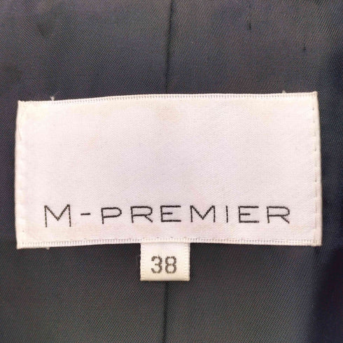 エムプルミエ M-PREMIER アンゴラ カシミヤ混 チェスターコート レディース JPN:38