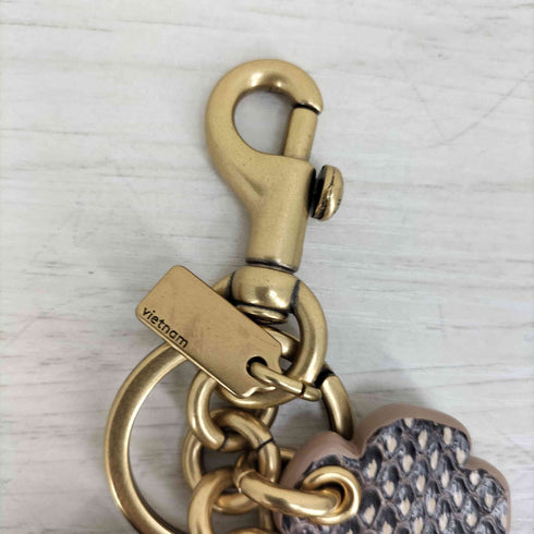 コーチ COACH ティーローズ フラワーバッグチャーム レディース