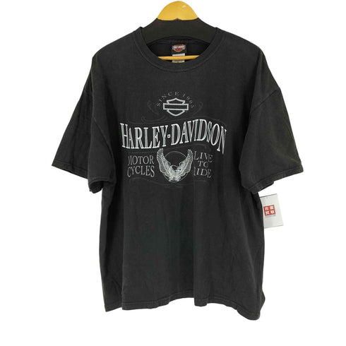 ハーレーダビッドソン HARLEY-DAVIDSON 00s 両面プリント S/S Tシャツ メンズ 2XL