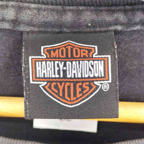 ハーレーダビッドソン HARLEY-DAVIDSON 00s 両面プリント S/S Tシャツ メンズ 2XL