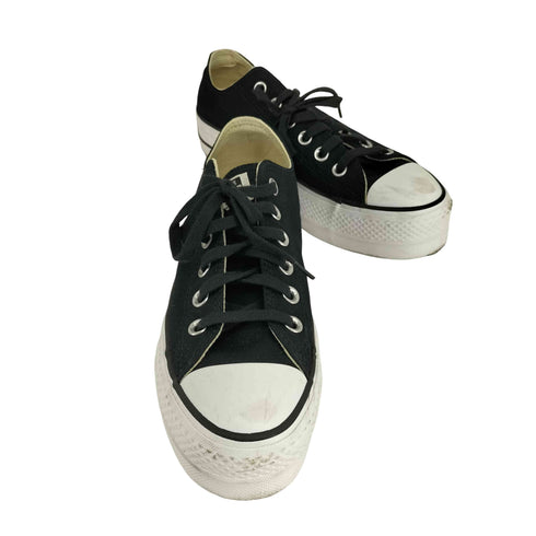 コンバース CONVERSE Chuck Taylor All Star Lift Unisex Siyah Platform Sneaker レディース JPN:24