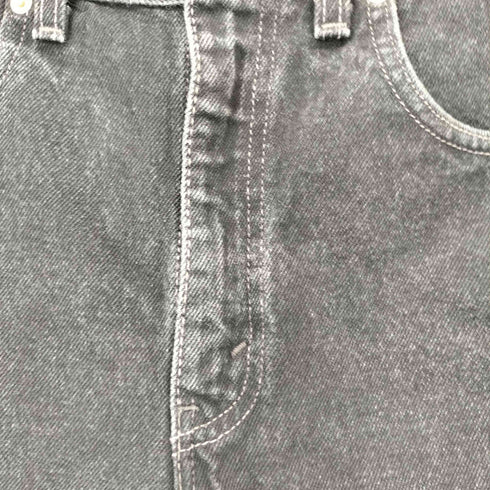 リーバイス Levis 90S USA製 34505-1865 後染めブラックデニム ショーツ メンズ W32/L00