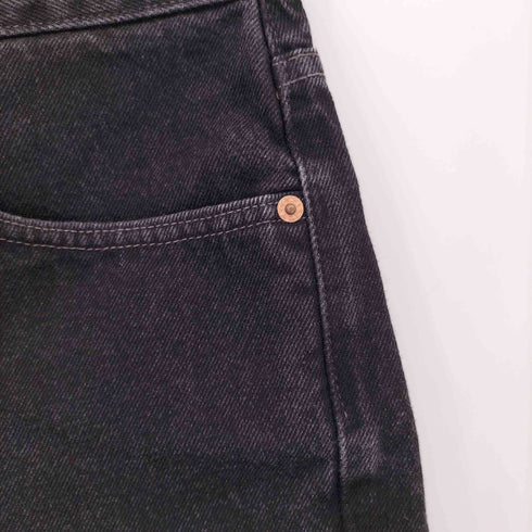 リーバイス Levis 90S USA製 34505-1865 後染めブラックデニム ショーツ メンズ W32/L00