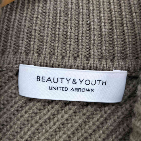 ビューティーアンドユースユナイテッドアローズ BEAUTY & YOUTH UNITED ARROWS ウォッシャブル スロープ アゼ タートル ニット メンズ JPN:XL
