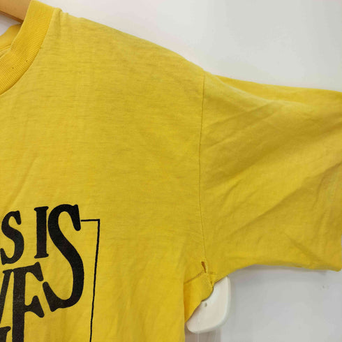 ベルトン BELTON 80S USA製 メッセージ Tシャツ 袖&裾シングル メンズ import:S