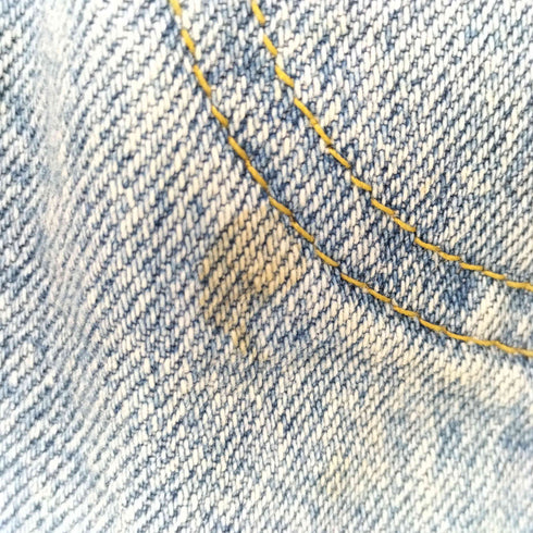 リー Lee 90S AUTHENTIC DENIM JACKET ワッペンリメイク ハーレーカスタム デニムジャケット メンズ
