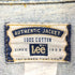 リー Lee 90S AUTHENTIC DENIM JACKET ワッペンリメイク ハーレーカスタム デニムジャケット メンズ