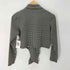 モルガン MORGAN L/S 裾デザインギンガムチェックシャツ レディース