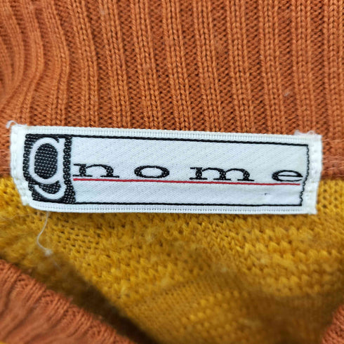 nome 総柄 パイル地 ジップアップ ブルゾンジャケット メンズ