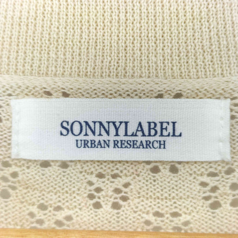 アーバンリサーチサニーレーベル URBAN RESEARCH Sonny Label MIXハートメッシュシャツカーディガンニット レディース FREE