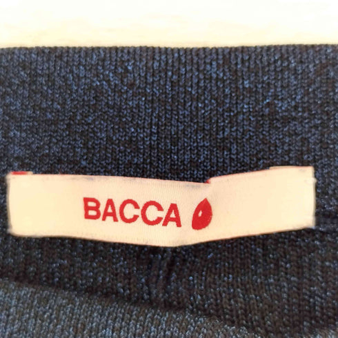 バッカ BACCA ポリエステルコットンラメ リブパンツ レディース JPN:36