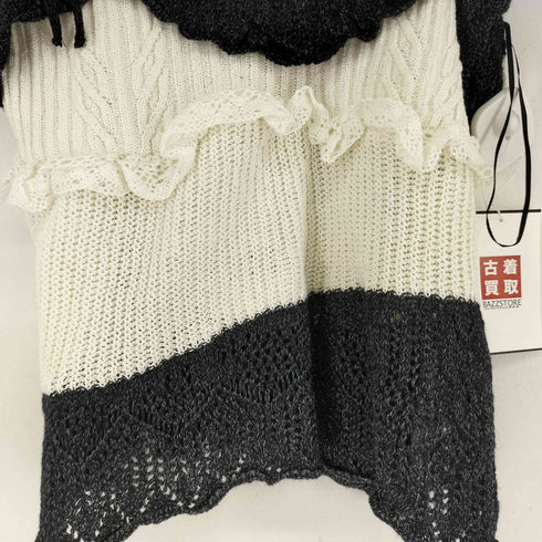 ザラ ZARA バイカラー ニットキャミソール レディース import:L