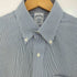 ブルックスブラザーズ BROOKS BROTHERS SLIM FIT NON-IRON ストライプ 半袖 ボタンダウンシャツ メンズ 15