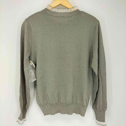 ルクールブラン le.coeur blanc シアーフリルニットプルオーバー レディース JPN:38