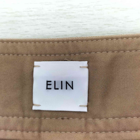 エリン ELIN ベルテッドタックパンツ レディース 36