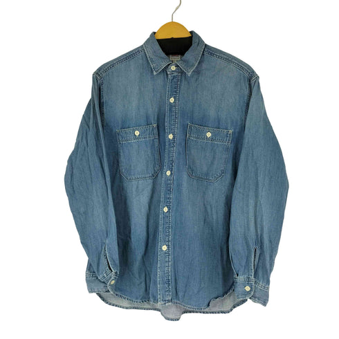 エドウィン EDWIN ワーク L/S デニムシャツ メンズ JPN:L
