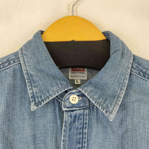 エドウィン EDWIN ワーク L/S デニムシャツ メンズ JPN:L