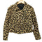 ザラ ZARA Y2K レオパード ダブルライダースジャケット レディース import:L