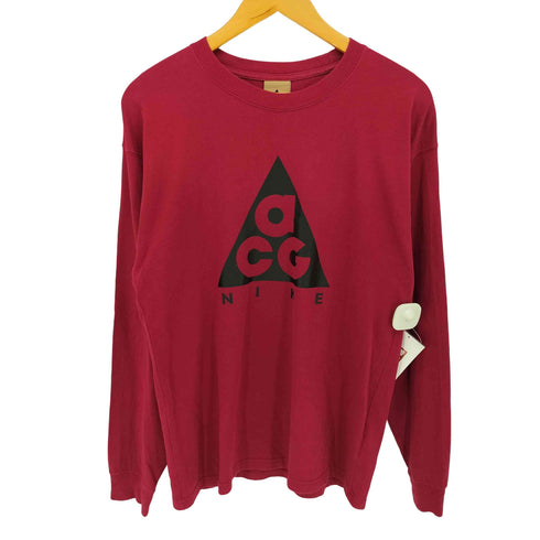 ナイキエーシージー NIKE ACG ロゴプリント L/S クルーネック Tシャツ レディース JPN:XS