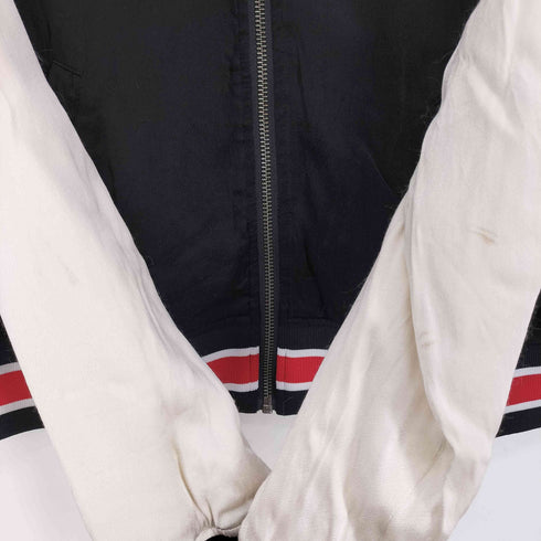 ハーレーダビッドソン HARLEY-DAVIDSON EMBROIDERED SATIN BOMBER JACKET エンブロイダリー サテン ボンバー ジャケット ブルゾン レディース import:L