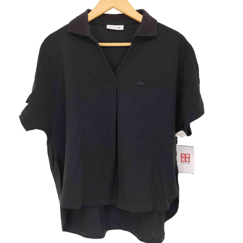ラコステ LACOSTE スキッパーネックポロ レディース 36