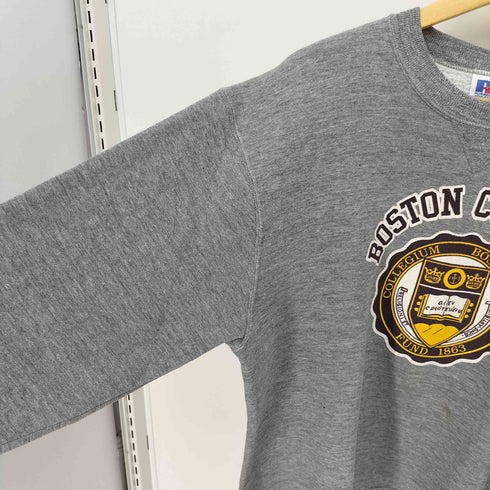 ラッセルアスレチック RUSSELL ATHLETIC 80-90S USA製 カレッジ ロゴ プリント プルオーバースウェット トレーナー メンズ import:L