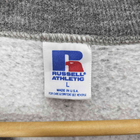 ラッセルアスレチック RUSSELL ATHLETIC 80-90S USA製 カレッジ ロゴ プリント プルオーバースウェット トレーナー メンズ import:L