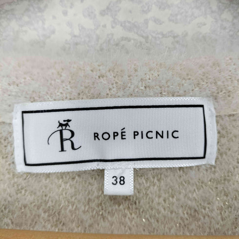 ロペピクニック Rope Picnic 金ボタンフェザーラメニットカーディガン レディース JPN:38