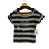 S/S ボーダー Tシャツ スタッズ加工 レディース