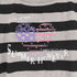 S/S ボーダー Tシャツ スタッズ加工 レディース