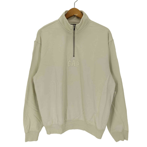 ギャップ Gap 24SS JHALF ZIP LG CARLS STONE ロゴ ハーフジップ スウェット メンズ import:S