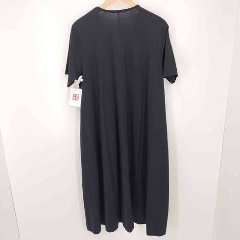 ミズイロインド mizuiro ind フロント タック Vネック コットン ワンピース レディース ONE SIZE