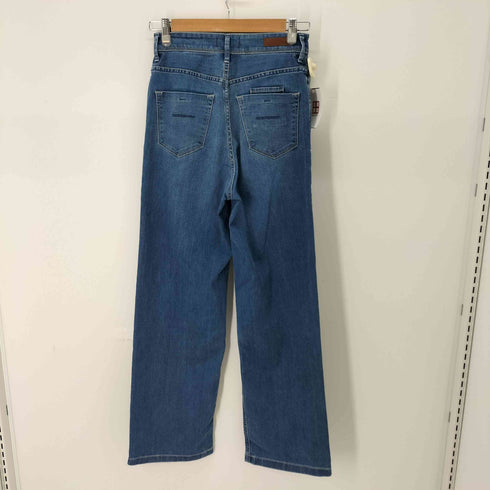ヤヌーク YANUK ワイド ストレート ストレッチ デニム パンツ レディース US:25