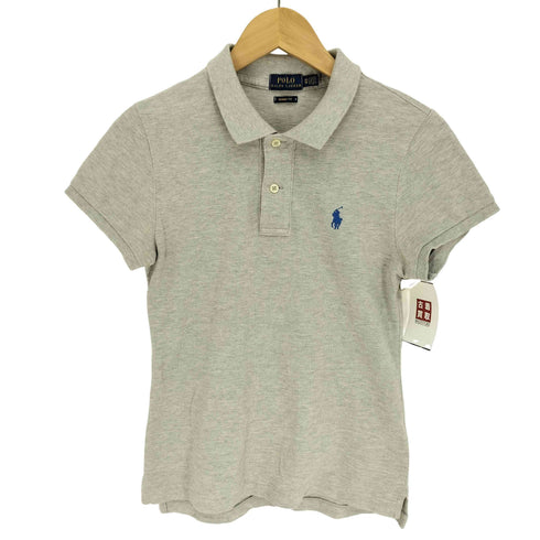 ポロラルフローレン POLO RALPH LAUREN SKINNY FIT ポニー刺繍 S/S ポロシャツ レディース import:XS