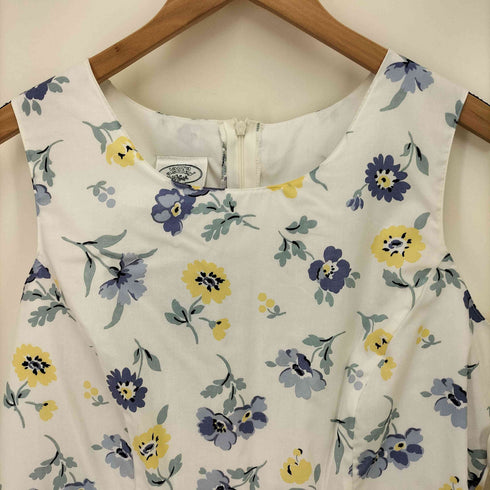ローラアシュレイ LAURA ASHLEY フローラル柄 ノースリーブ ワンピース レディース EUR:44