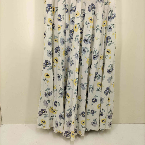 ローラアシュレイ LAURA ASHLEY フローラル柄 ノースリーブ ワンピース レディース EUR:44