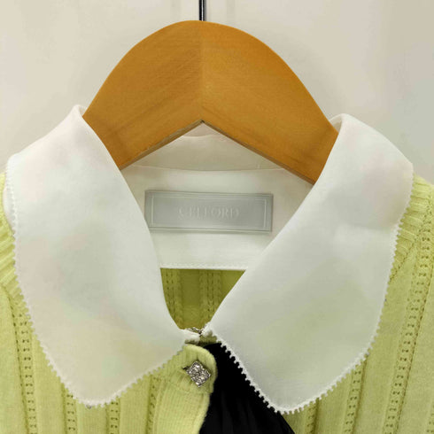 セルフォード CELFORD 22AW デタッチャブルボウ&カラーカーデ レディース 36