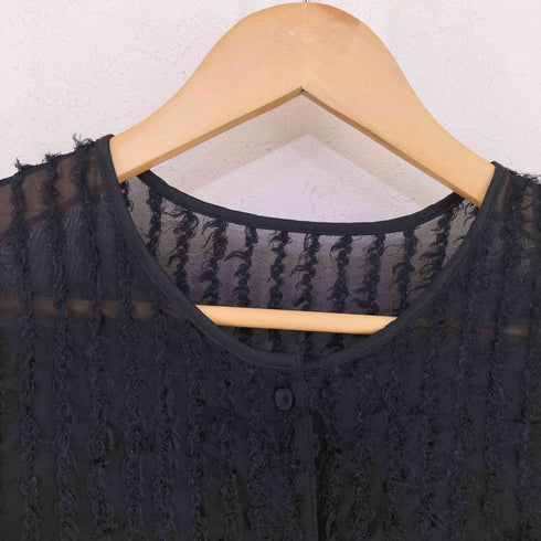 スローブイエナ SLOBE IENA カットジャガードクルーネックブラウス レディース