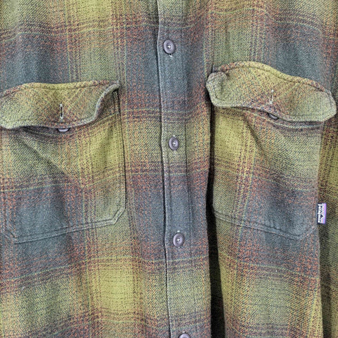 パタゴニア patagonia 4年製 Fjord Flannel Shirt メンズ import:XL