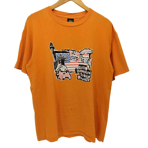ステューシー Stussy 90~00s 紺タグ LIVE IN NYC TEE メンズ L